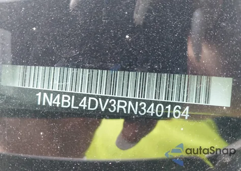 2024 Nissan Altima Sv Fwd из США, поврежденный, VIN 1N4BL4DV3RN340164